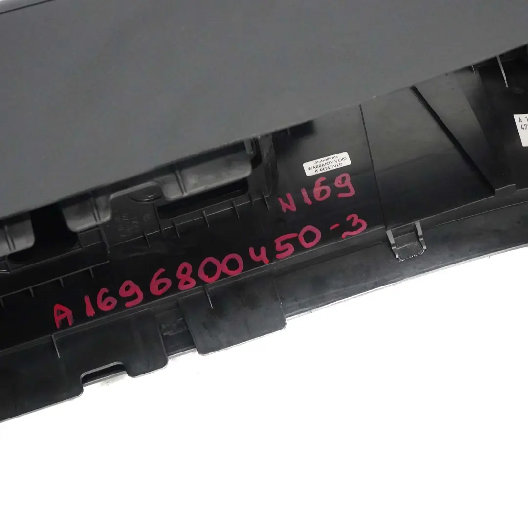 Mercedes W169 W245 Gehäuse Mittelkonsole Schwarz - SKU A1696800450-3 - Teilenummer A1696800450