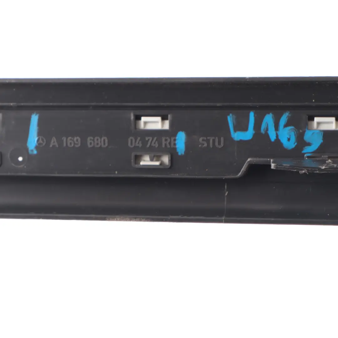 Door Sill Step Front Right O/S Plate Entry Cover to Mercedes W169 Coupe with Part number A1696800474 Mercedes W169 Coupe Door Sill Step Front Right O/S Plate Entry Cover - SKU A1696800474 - Part number A1696800474