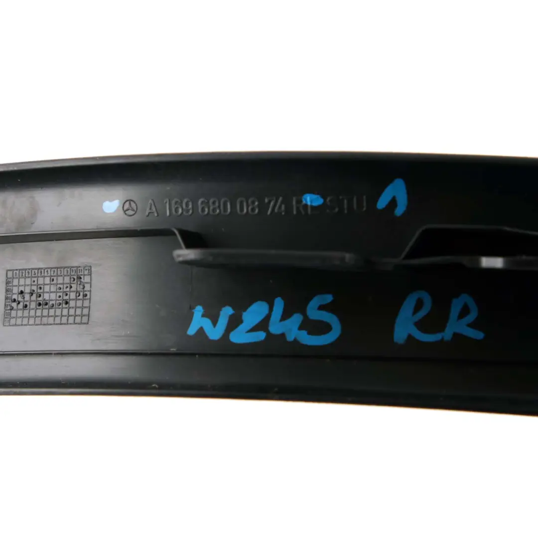 Entrance Trim Strip Mercedes W169 W245 Rear Right Door O/S Sill to with Part number A1696800874 Entrance Trim Strip Mercedes W169 W245 Rear Right Door O/S Sill - SKU A1696800874-1 - Part number A1696800874