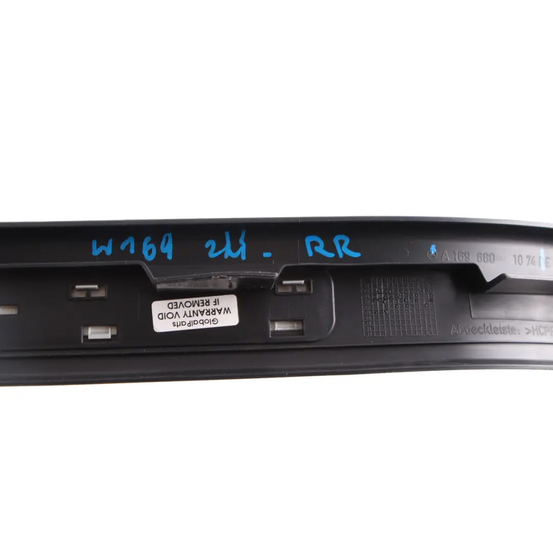 umbral de la puerta trasera derecha Paso Cubierta para Mercedes W169 con número de pieza A1696801074 Mercedes W169 umbral de la puerta trasera derecha Paso Cubierta - SKU A1696801074 - Número de pieza A1696801074