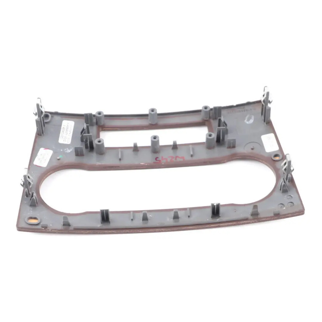 Centre Dashboard Switch Trim Radio Slot Frame Wood Effect Bezel to Mercedes W245 with Part number A1696802239 Mercedes W245 Centre Dashboard Switch Trim Radio Slot Frame Wood Effect Bezel - SKU A1696802239 - Part number A1696802239