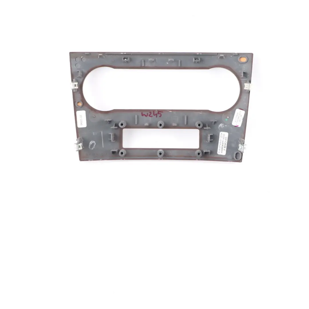 Centre Dashboard Switch Trim Radio Slot Frame Wood Effect Bezel to Mercedes W245 with Part number A1696802239 Mercedes W245 Centre Dashboard Switch Trim Radio Slot Frame Wood Effect Bezel - SKU A1696802239 - Part number A1696802239