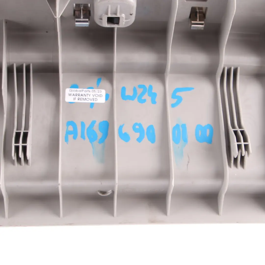 Loading Edge Trunk Sill Trim Panel Cover Grey to Mercedes W245 with Part number A1696900100 Mercedes W245 Loading Edge Trunk Sill Trim Panel Cover Grey - SKU A1696900100 - Part number A1696900100