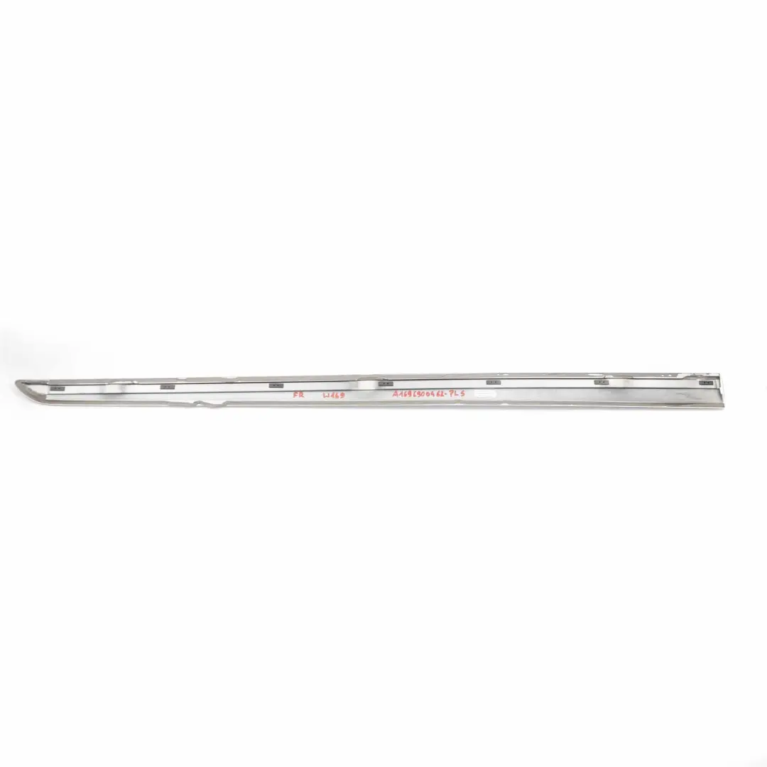 Mercedes W169 Tür verkleidung Zierleiste vorne rechts Polar silber - SKU A1696900462-PLS - Teilenummer A1696900462