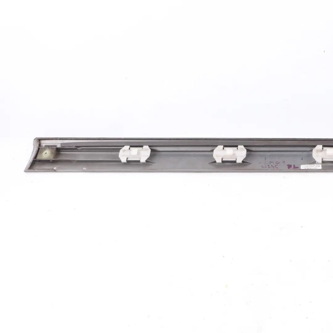 Mercedes W245 Door Trim Molding Front Left N/S Strip Comet Grey 748 A1696983562 - SKU A1696903362-KMG1 - Part number A1696903362