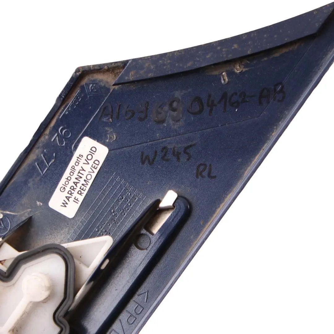 Mercedes-Benz W245 Protective Strip Left Rear N/S Fender Atoll Blue A1696983362 to with Part number A1696904162 Mercedes-Benz W245 Protective Strip Left Rear N/S Fender Atoll Blue A1696983362 - SKU A1696904162-AB - Part number A1696904162
