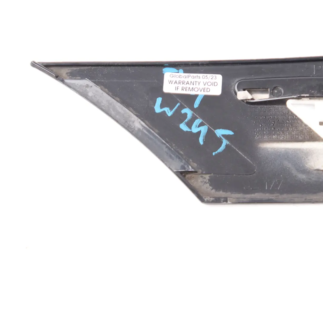 Mercedes W245 Tira Protectora Guardabarros Izquierdo Negro Noche 696 A1696983362 - SKU A1696904162-NIB - Número de pieza A1696904162