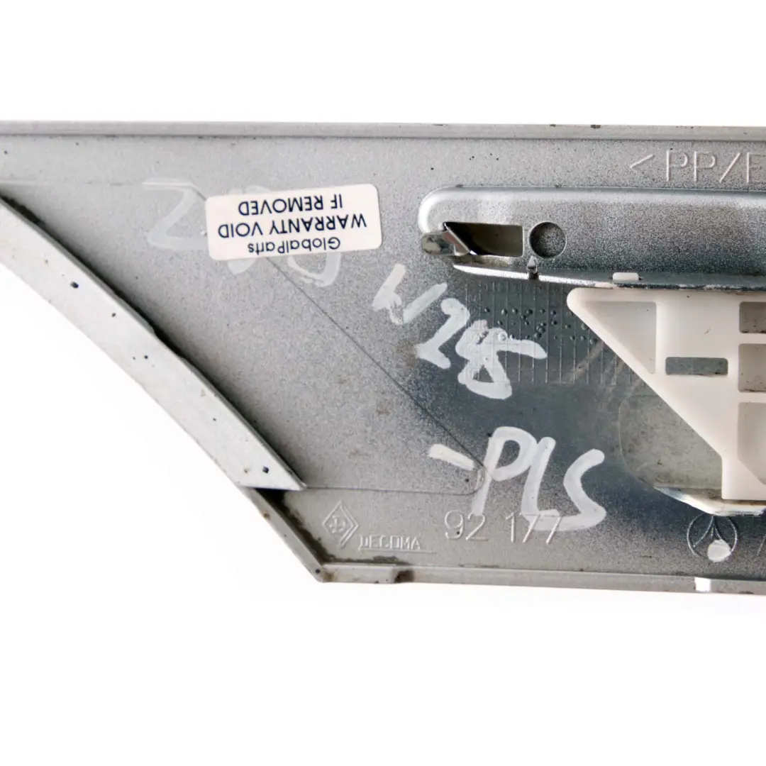 Protective Strip Left Rear Fender Polar Silver 761 A1696983362 to Mercedes W245 with Part number A1696904162 Mercedes W245 Protective Strip Left Rear Fender Polar Silver 761 A1696983362 - SKU A1696904162-PLS - Part number A1696904162