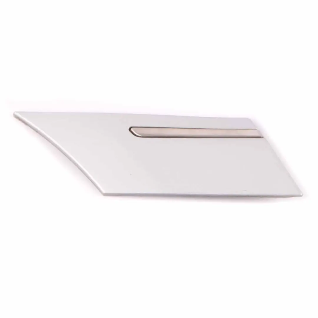 Fender Protective Strip Right O/S Polar Silver Metallic - 761 to Mercedes W245 Rear with Part number A1696904262 Mercedes W245 Rear Fender Protective Strip Right O/S Polar Silver Metallic - 761 - SKU A1696904262-PLS - Part number A1696904262