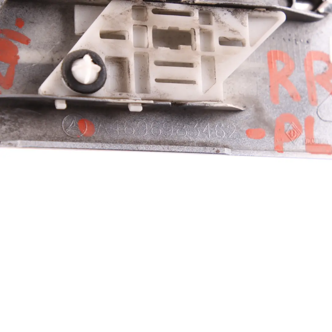 Protective Strip Right Rear O/S Fender Polar Silver A1696983462 to Mercedes W245 with Part number A1696904262 Mercedes W245 Protective Strip Right Rear O/S Fender Polar Silver A1696983462 - SKU A1696904262-PLS - Part number A1696904262