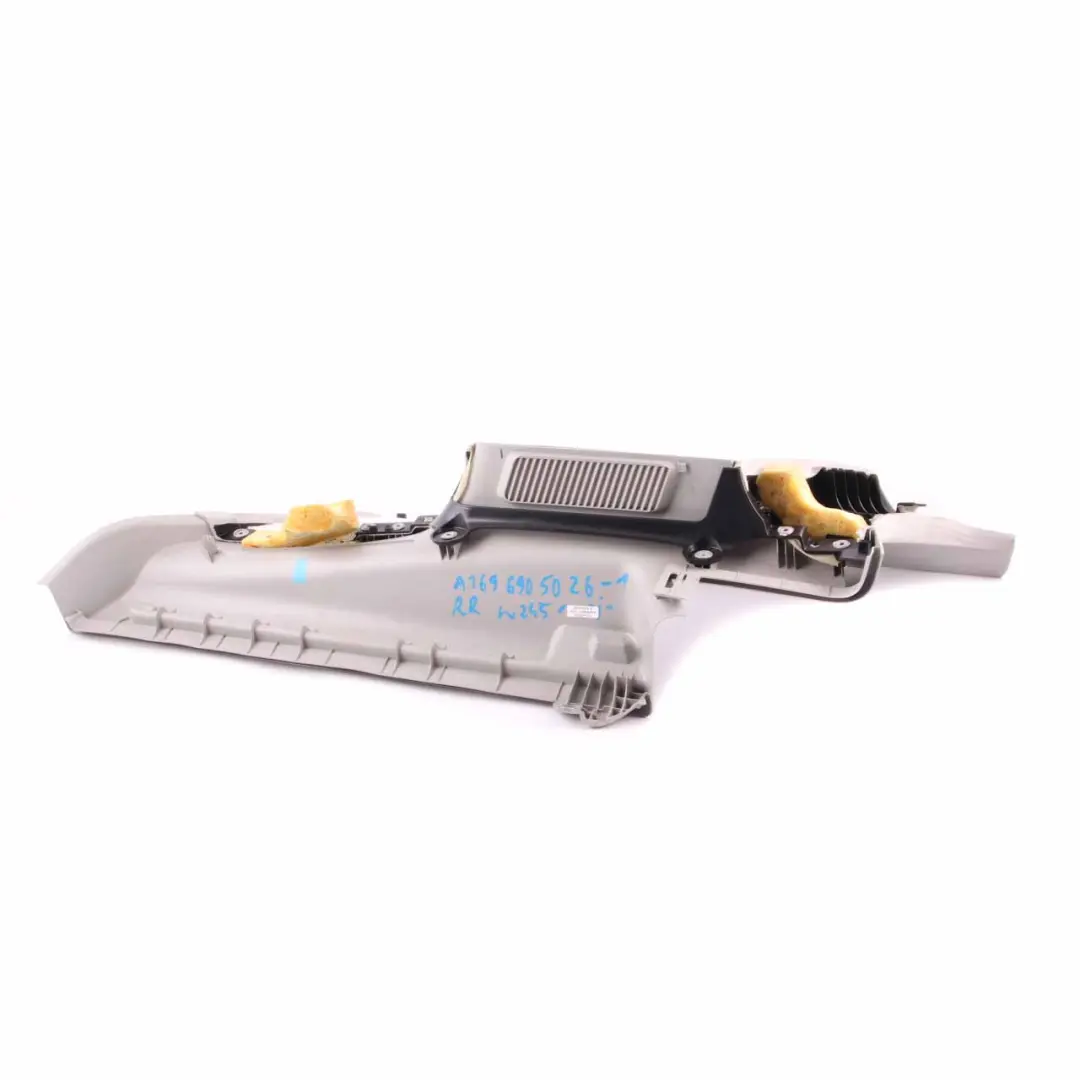 Mercedes W245 Cover Panel Trunk C-Pillar Rear Right O/S Trim Grey - SKU A1696905026-1 - Part number A1696905026