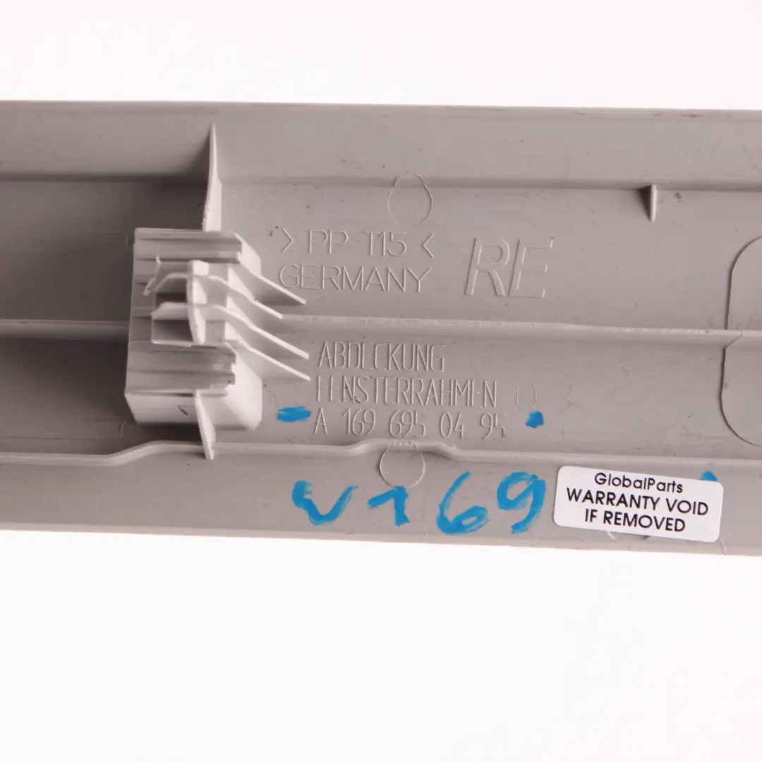 Mercedes W169 Roof Cover Headlining Panel Trim Right O/S Grey - SKU A1696950495 - Part number A1696950495