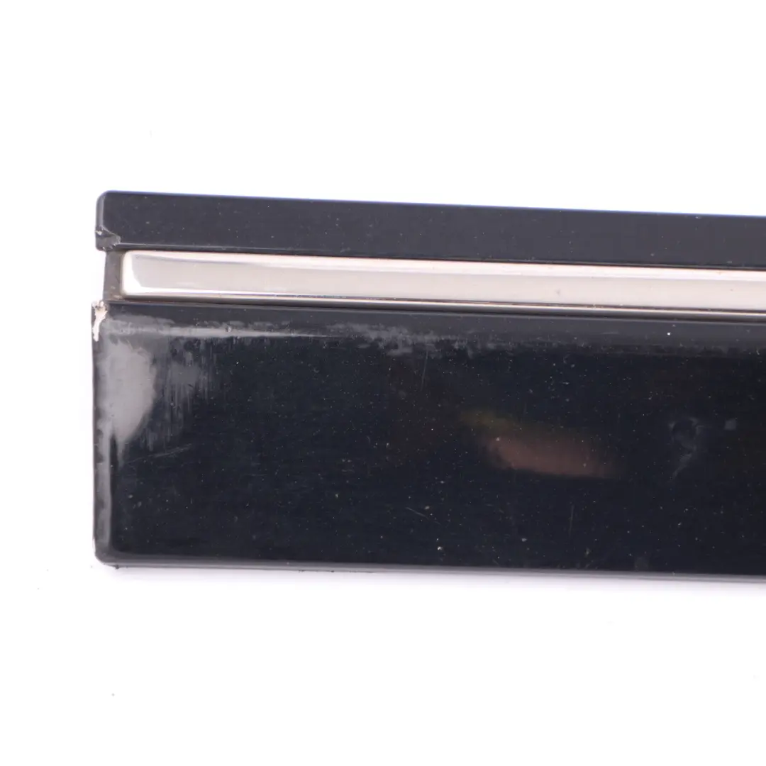 Front Right O/S Door Trim Molding Strip Cosmic Black Metallic -191 to Mercedes W245 with Part number A1696983662 Mercedes W245 Front Right O/S Door Trim Molding Strip Cosmic Black Metallic -191 - SKU A1696983662-KB - Part number A1696983662