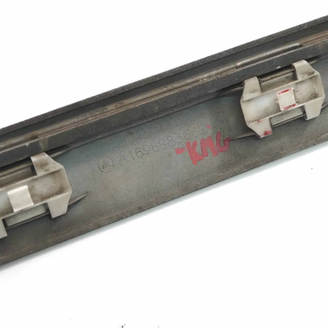 Door Trim Moulding Front Right O/S Strip Comet Grey - 748 to Mercedes W245 with Part number A1696983662 Mercedes W245 Door Trim Moulding Front Right O/S Strip Comet Grey - 748 - SKU A1696983662-KMG - Part number A1696983662