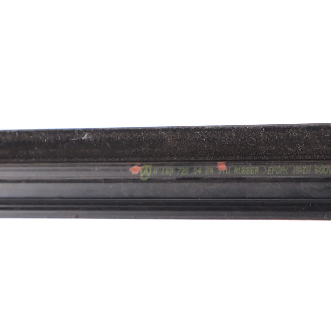 Front Door Window Trim Moulding Right O/S Weatherstrip to Mercedes W245 with Part number A1697200424 Mercedes W245 Front Door Window Trim Moulding Right O/S Weatherstrip - SKU A1697200424-1 - Part number A1697200424