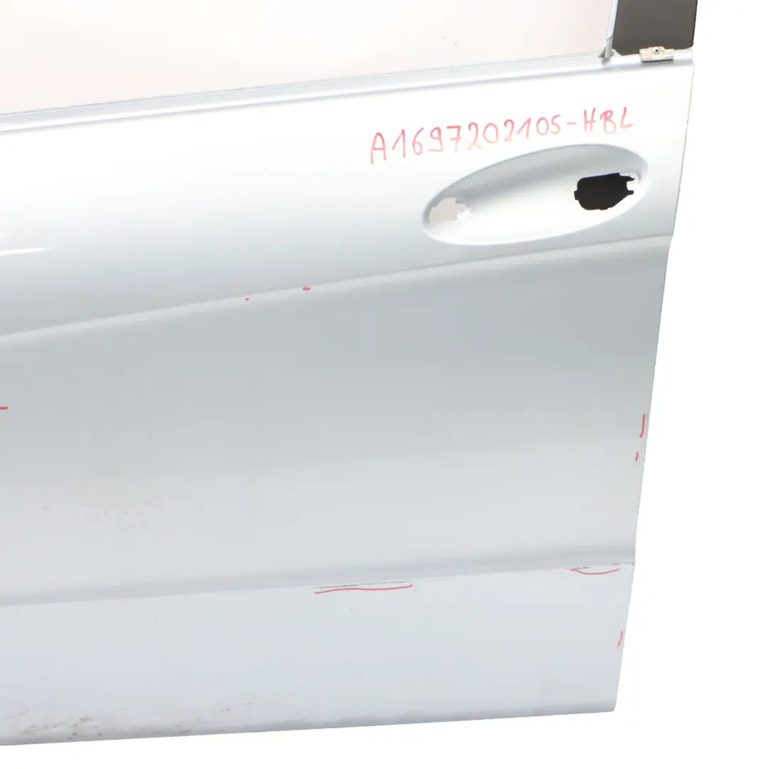 Tür vorne links Horizon Blau Metallic - 391 für Mercedes W169 mit Teilenummer A1697202105 Mercedes W169 Tür vorne links Horizon Blau Metallic - 391 - SKU A1697202105-HBL - Teilenummer A1697202105