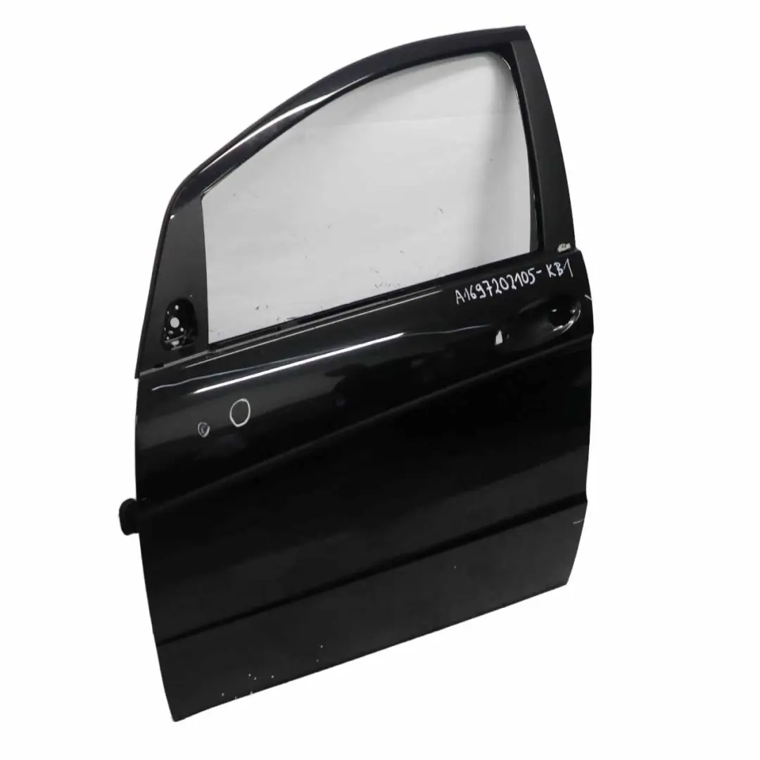 Tür vorne links A-Klasse Kosmos Schwarz Metallic - 191 für Mercedes W169 mit Teilenummer A1697202105 Mercedes W169 Tür vorne links A-Klasse Kosmos Schwarz Metallic - 191 - SKU A1697202105-KB1 - Teilenummer A1697202105