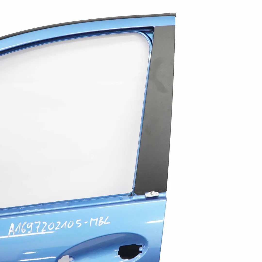 Mercedes W169 Door Front Left N/S A-Class Mistral Blue Metallic - 955 - SKU A1697202105-MBL - Part number A1697202105