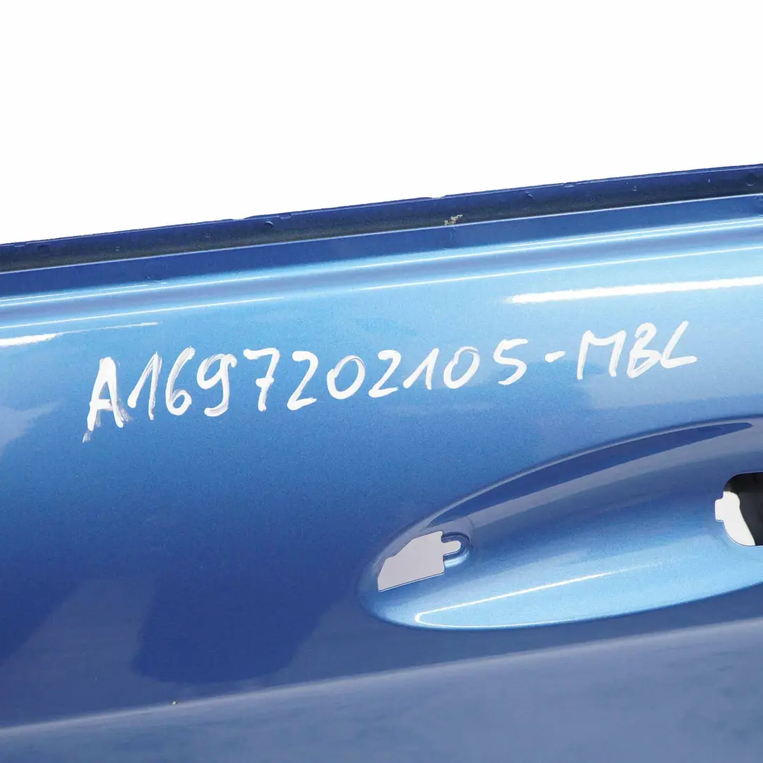Tür vorne links A-Klasse Mistral Blau Metallic - 955 für Mercedes W169 mit Teilenummer A1697202105 Mercedes W169 Tür vorne links A-Klasse Mistral Blau Metallic - 955 - SKU A1697202105-MBL - Teilenummer A1697202105