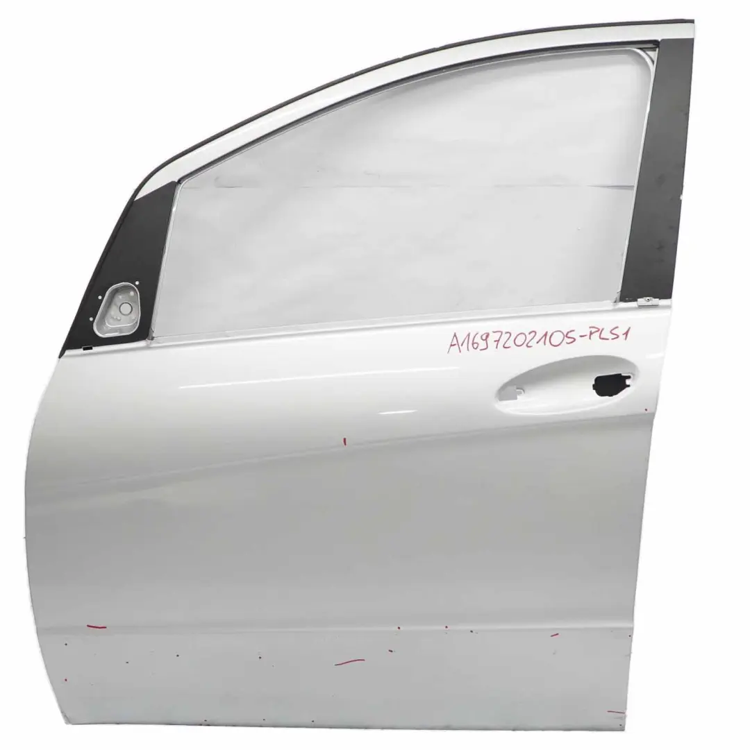 Porta anteriore sinistra Polar Silver Metallic - 761 per Mercedes W169 con numero di parte A1697202105 Mercedes W169 Porta anteriore sinistra Polar Silver Metallic - 761 - SKU A1697202105-PLS1 - Numero di parte A1697202105