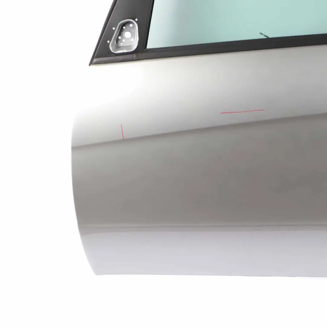 Door Front Left N/S Polar Silver Metallic - 761 to Mercedes W169 with Part number A1697202105 Mercedes W169 Door Front Left N/S Polar Silver Metallic - 761 - SKU A1697202105-PLS - Part number A1697202105