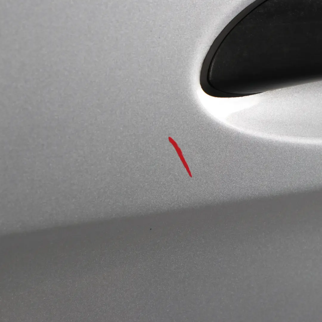 Door Front Left N/S Polar Silver Metallic - 761 to Mercedes W169 with Part number A1697202105 Mercedes W169 Door Front Left N/S Polar Silver Metallic - 761 - SKU A1697202105-PLS - Part number A1697202105