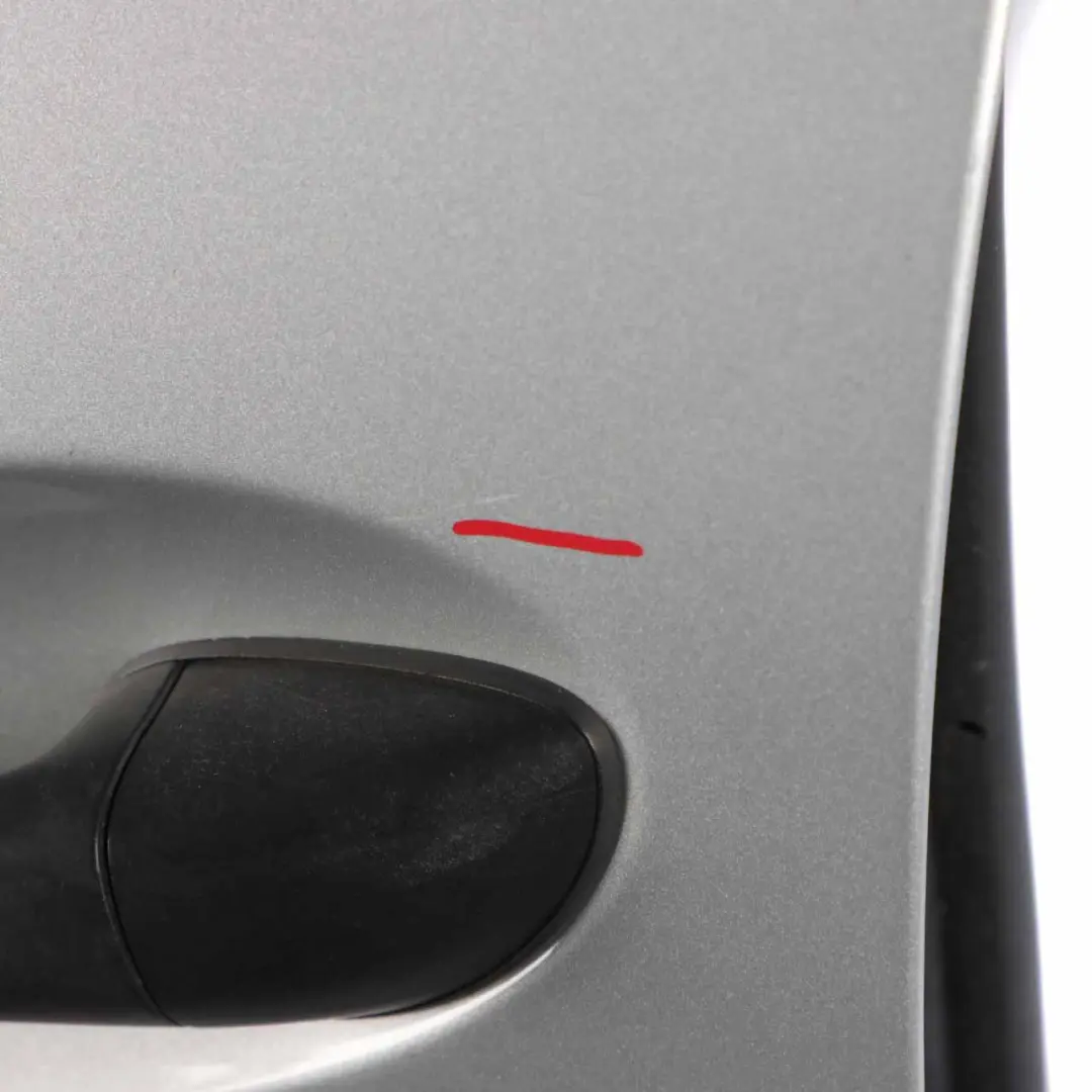 Door Front Left N/S Polar Silver Metallic - 761 to Mercedes W169 with Part number A1697202105 Mercedes W169 Door Front Left N/S Polar Silver Metallic - 761 - SKU A1697202105-PLS - Part number A1697202105