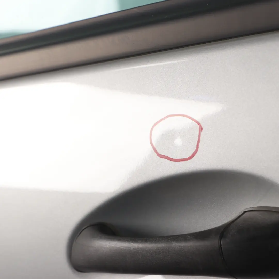 Door Front Left N/S Polar Silver Metallic - 761 to Mercedes W169 with Part number A1697202105 Mercedes W169 Door Front Left N/S Polar Silver Metallic - 761 - SKU A1697202105-PLS - Part number A1697202105