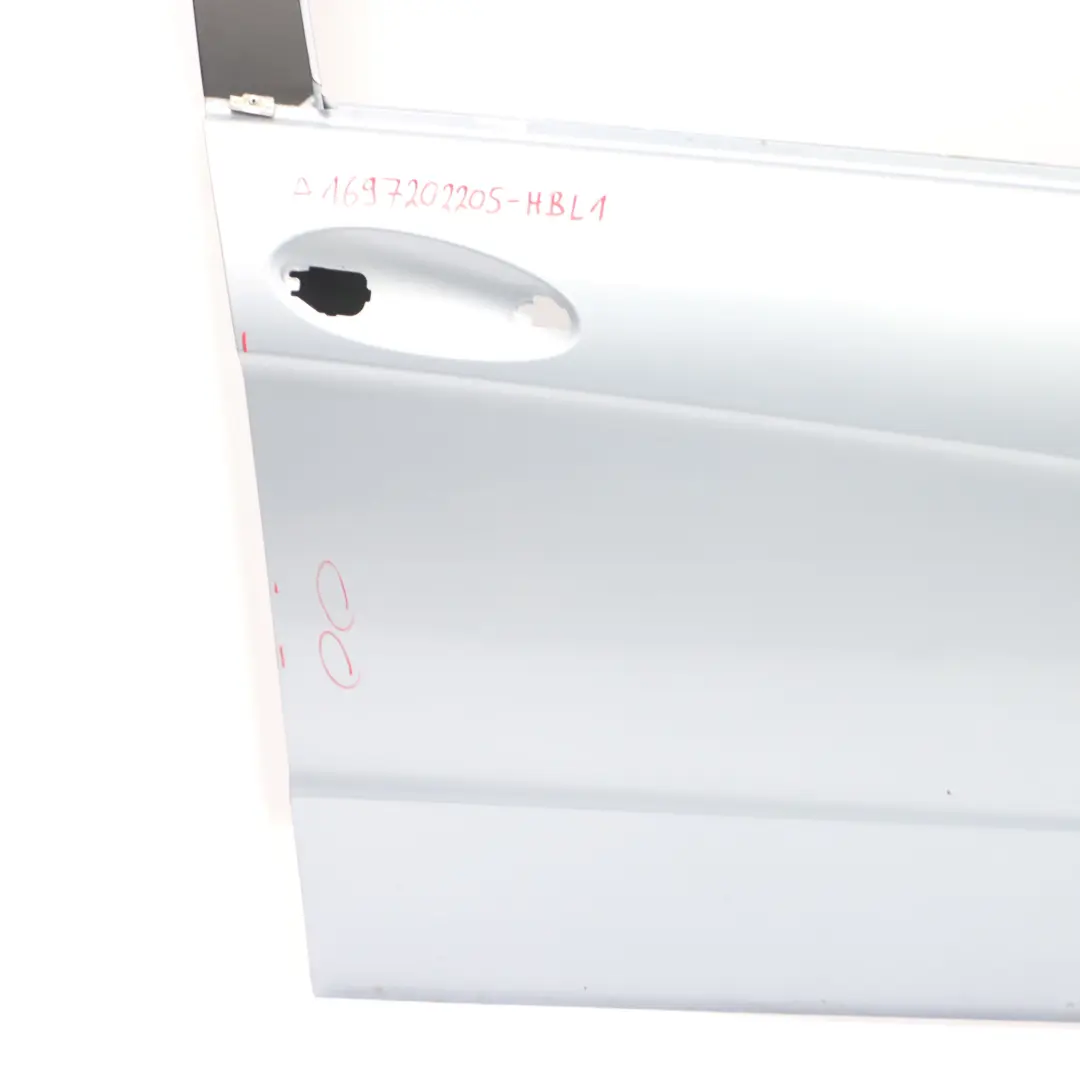 Porta anteriore destra Horizon Blue Metallic - 391 per Mercedes W169 con numero di parte A1697202205 Mercedes W169 Porta anteriore destra Horizon Blue Metallic - 391 - SKU A1697202205-HBL1 - Numero di parte A1697202205
