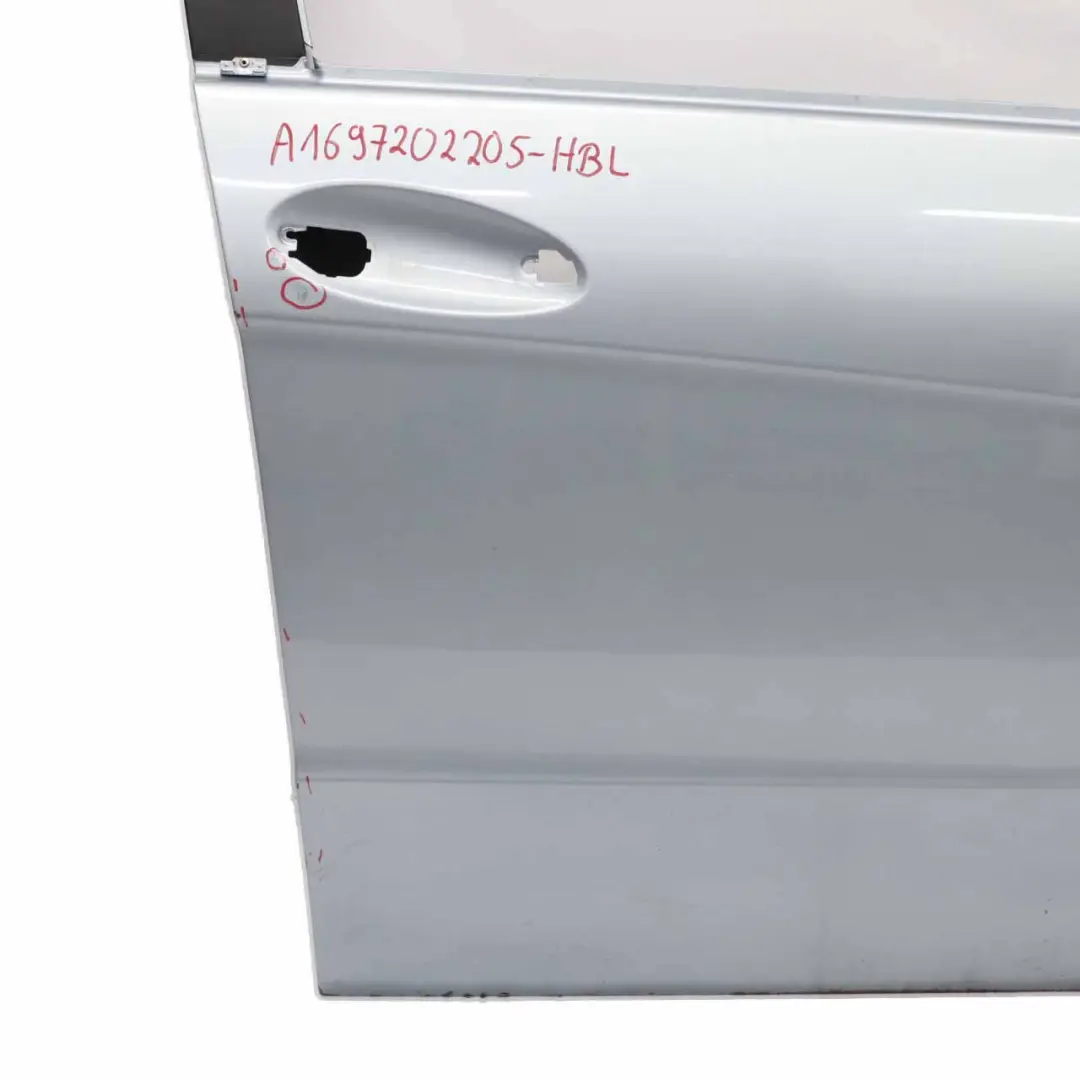 Porta anteriore destra Horizon Blue Metallic - 391 per Mercedes W169 con numero di parte A1697202205 Mercedes W169 Porta anteriore destra Horizon Blue Metallic - 391 - SKU A1697202205-HBL - Numero di parte A1697202205