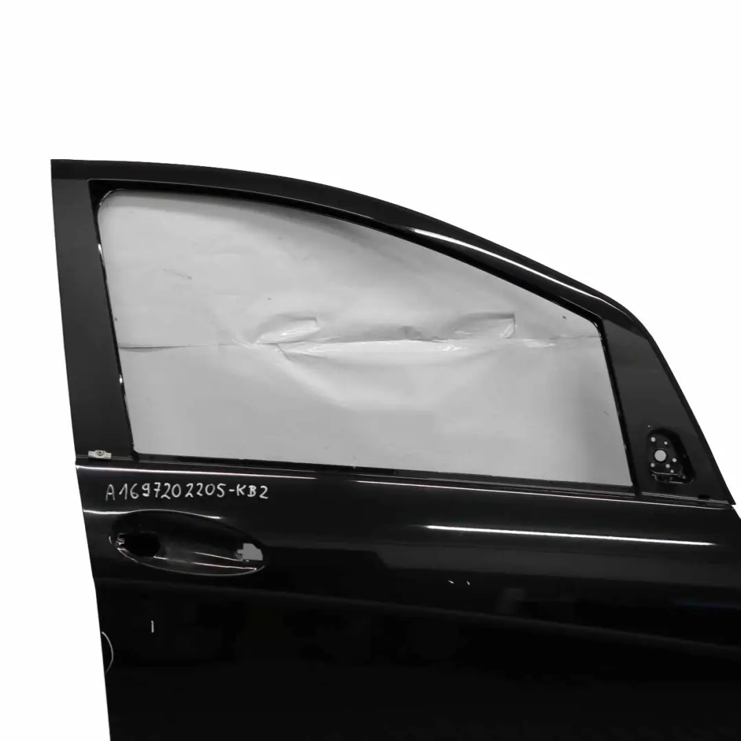 Mercedes W169 Porta anteriore destra Kosmos Cosmic Black Metallic - 191 - SKU A1697202205-KB2 - Numero di parte A1697202205