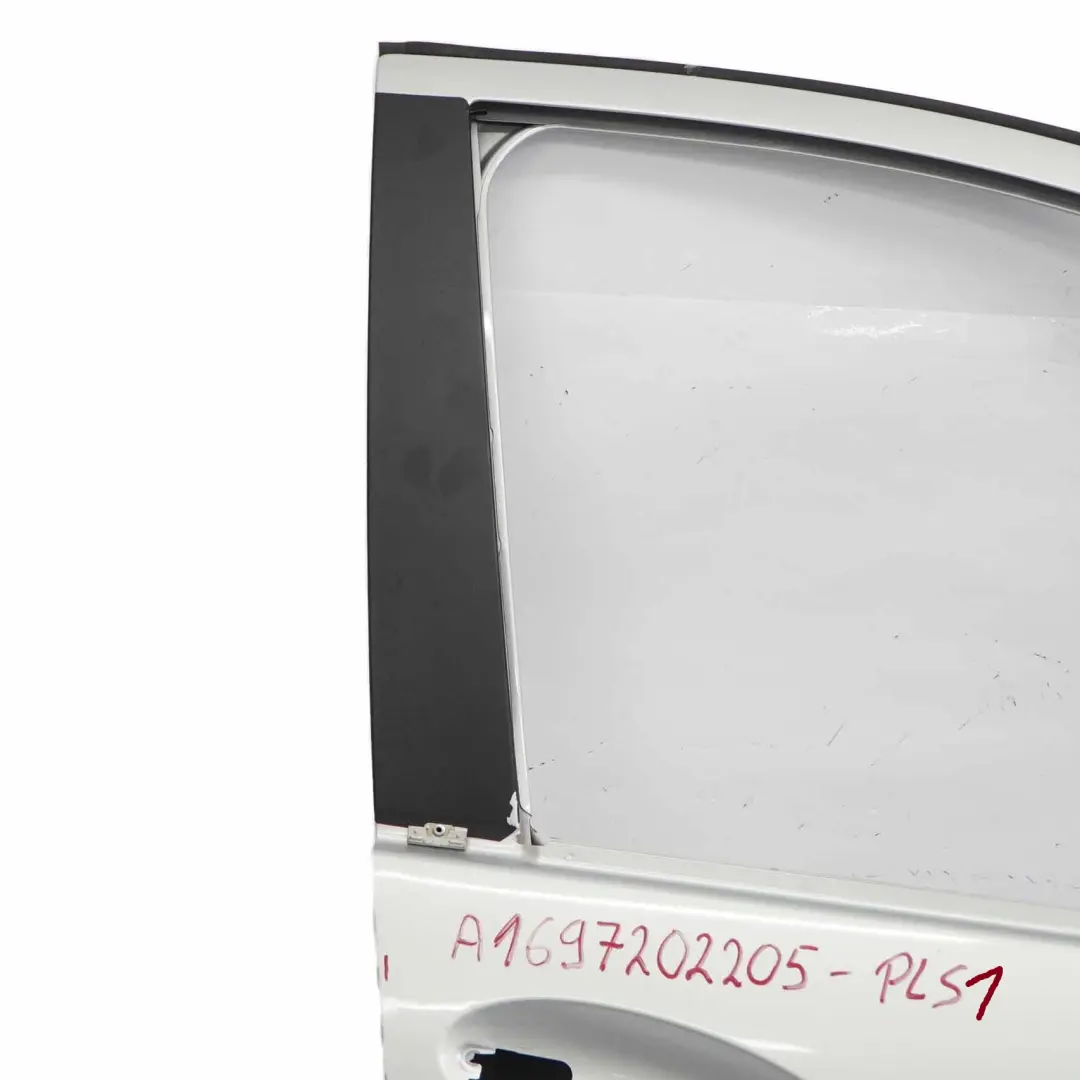  Front Door Mercedes W169 Right O/S Panel Polar Silver Metallic - 761 - SKU A1697202205-PLS1 - Part number A1697202205