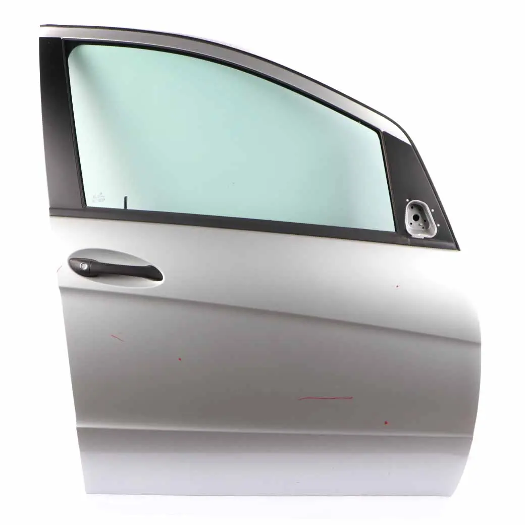 Front Door Mercedes W169 Right O/S Panel Polar Silver Metallic - 761 to with Part number A1697202205 Front Door Mercedes W169 Right O/S Panel Polar Silver Metallic - 761 - SKU A1697202205-PLS - Part number A1697202205