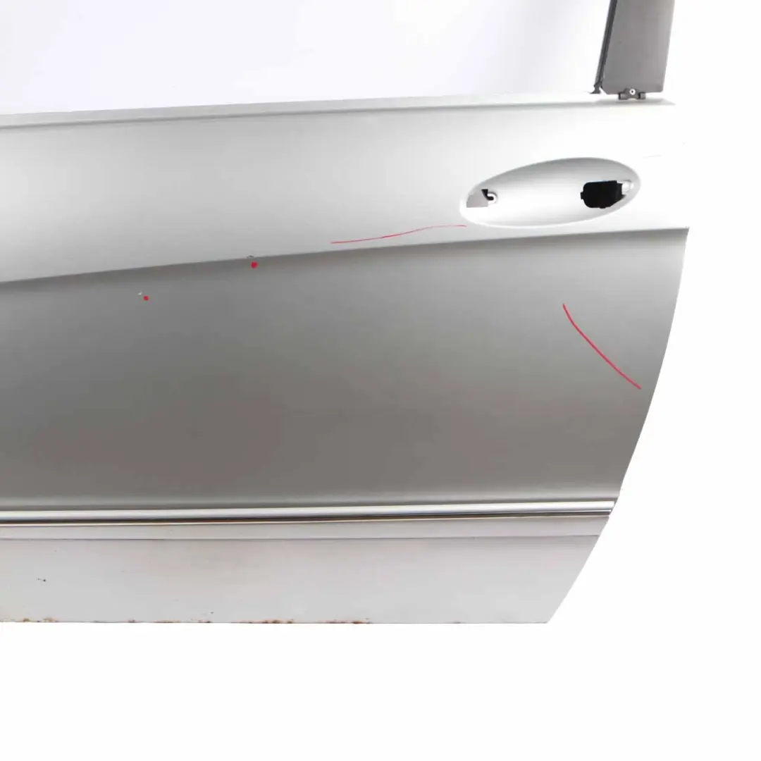 Mercedes W169 Coupe Door Front Left N/S Polar Silver Metallic - 761 - SKU A1697202305-PLS - Part number A1697202305