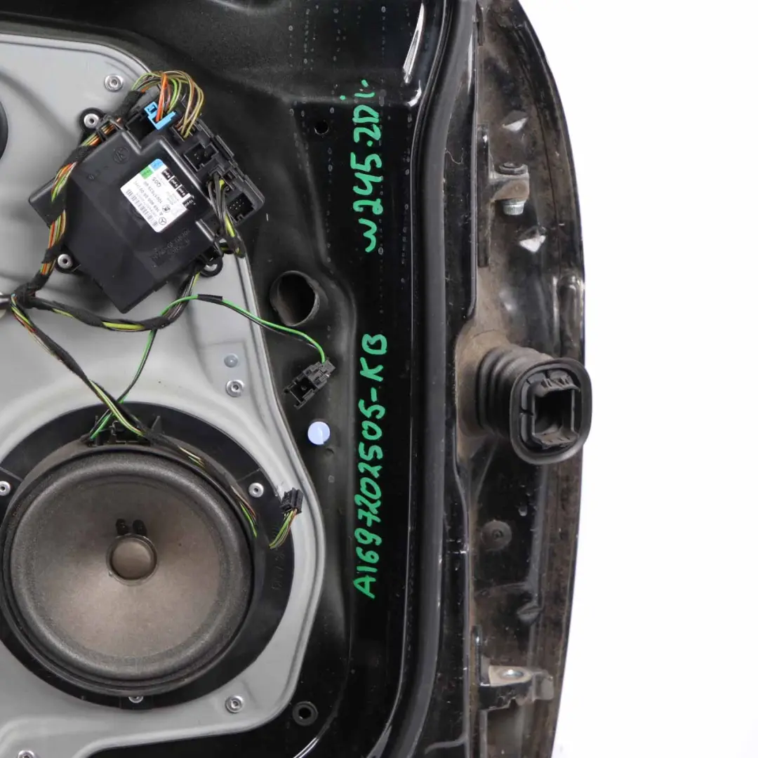 Mercedes W245 Door Front Left N/S Kosmos Cosmic Black Metallic - 191 - SKU A1697202505-KB1 - Part number A1697202505