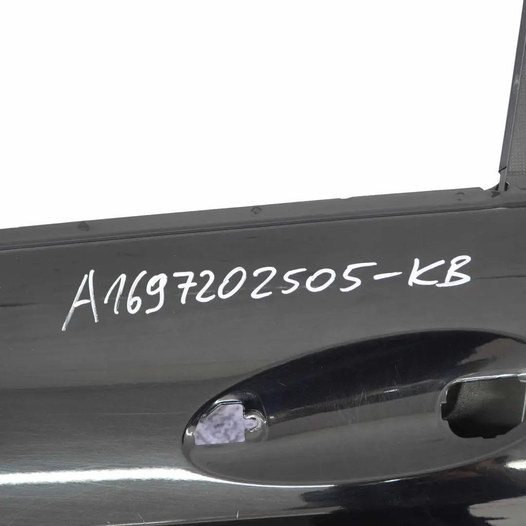 Mercedes W245 Puerta Delantera Izquierda Kosmos Negro Cósmico Metalizado - 191 - SKU A1697202505-KB - Número de pieza A1697202505