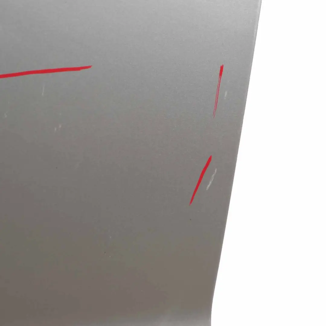 Door Front Left N/S Polar Silver Metallic - 761 to Mercedes W245 with Part number A1697202505 Mercedes W245 Door Front Left N/S Polar Silver Metallic - 761 - SKU A1697202505-PLS - Part number A1697202505