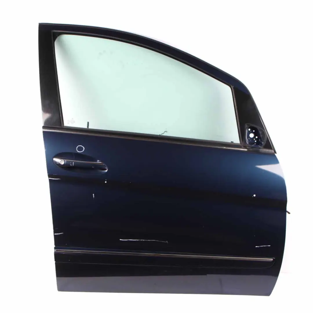 Door Front Right O/S Atoll Blue Metallic - 375 to Mercedes W245 with Part number A1697202605 Mercedes W245 Door Front Right O/S Atoll Blue Metallic - 375 - SKU A1697202605-AB - Part number A1697202605