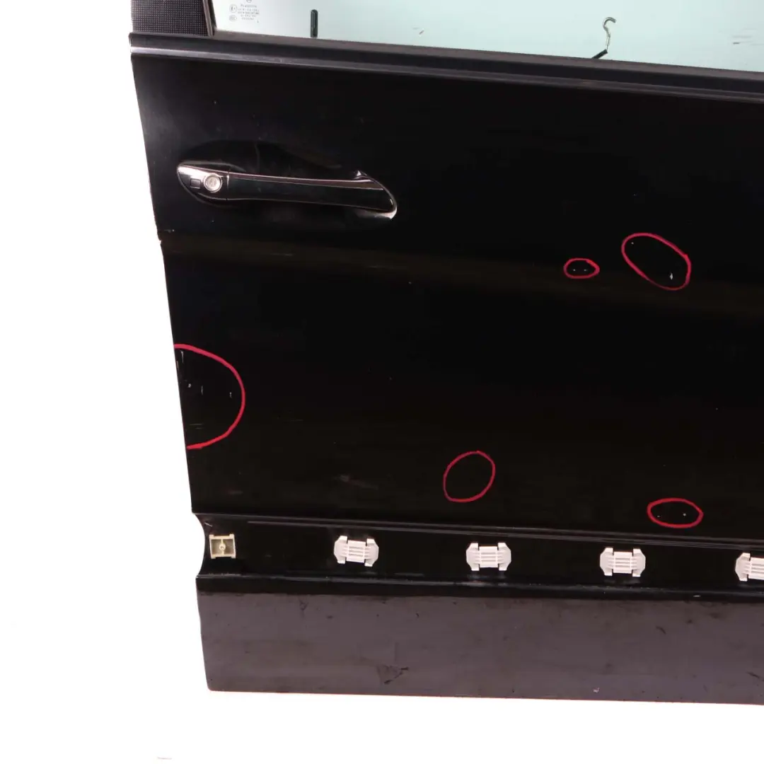Door Front Right O/S Cosmosschwarz Kosmos Black Metallic - 191 to Mercedes W245 with Part number A1697202605 Mercedes W245 Door Front Right O/S Cosmosschwarz Kosmos Black Metallic - 191 - SKU A1697202605-KB - Part number A1697202605