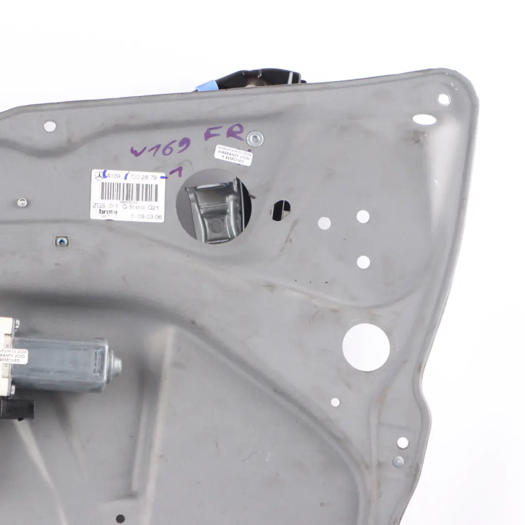 Elevalunas Eléctrico Puerta Delantera Derecha Mercedes W169 para con número de pieza A1697202879 Elevalunas Eléctrico Puerta Delantera Derecha Mercedes W169 - SKU A1697202879-1 - Número de pieza A1697202879