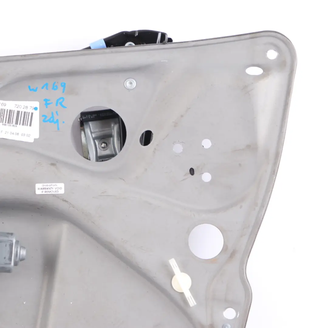 Mercedes W169 Alzacristallo Elettrico Anteriore Destro Porta - SKU A1697202879 - Numero di parte A1697202879