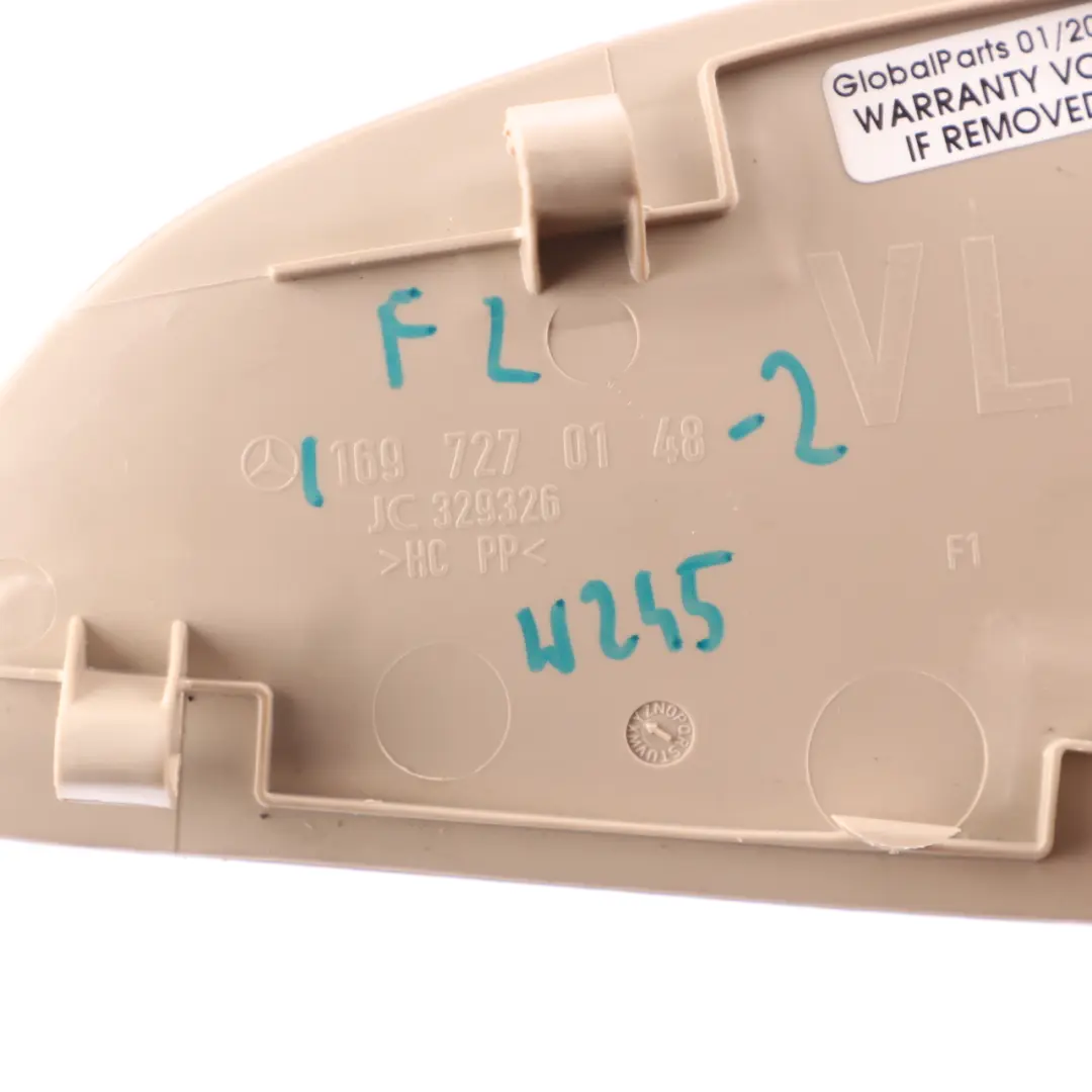 Mercedes W245 Trim Front Left Door N/S Interior Cover Control Unit Cap Beige - SKU A1697270148-2 - Part number A1697270148