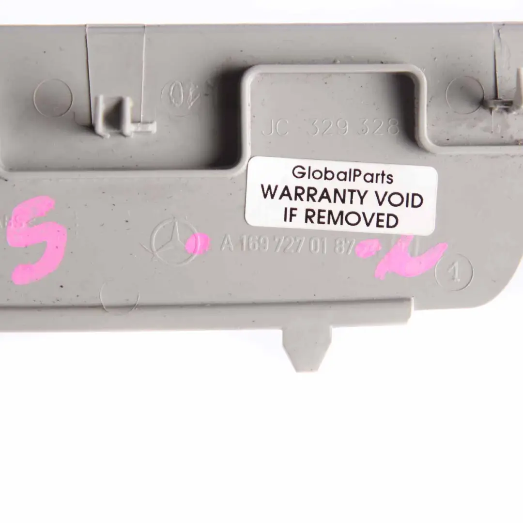 Front Door Bolt Trim Cover Panel Grey to Mercedes W169 W245 with Part number A1697270187 Mercedes W169 W245 Front Door Bolt Trim Cover Panel Grey - SKU A1697270187-2 - Part number A1697270187