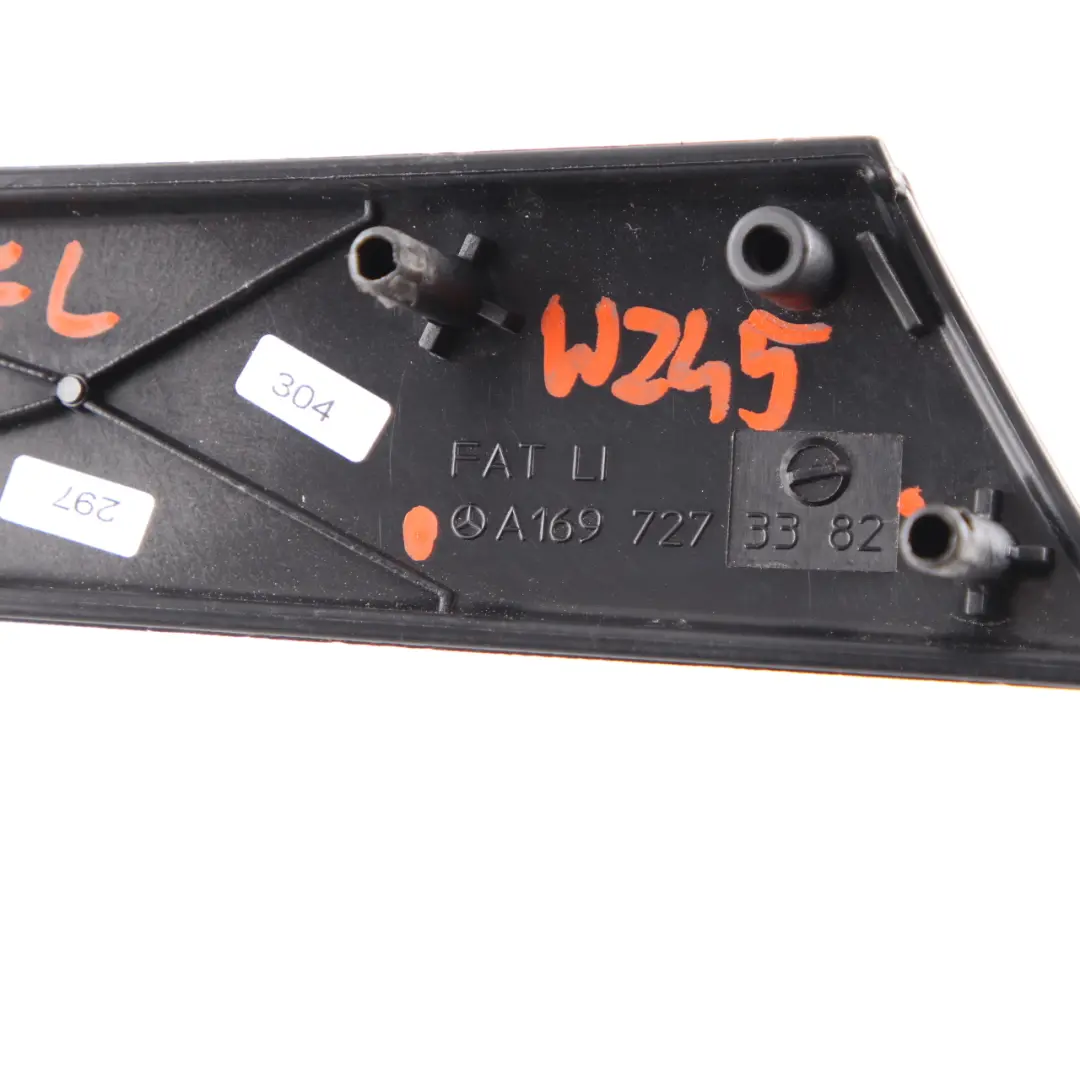 Mercedes W169 W245 Door Trim Front Left N/S Strip Cover Aluminium - SKU A1697273382 - Part number A1697273382