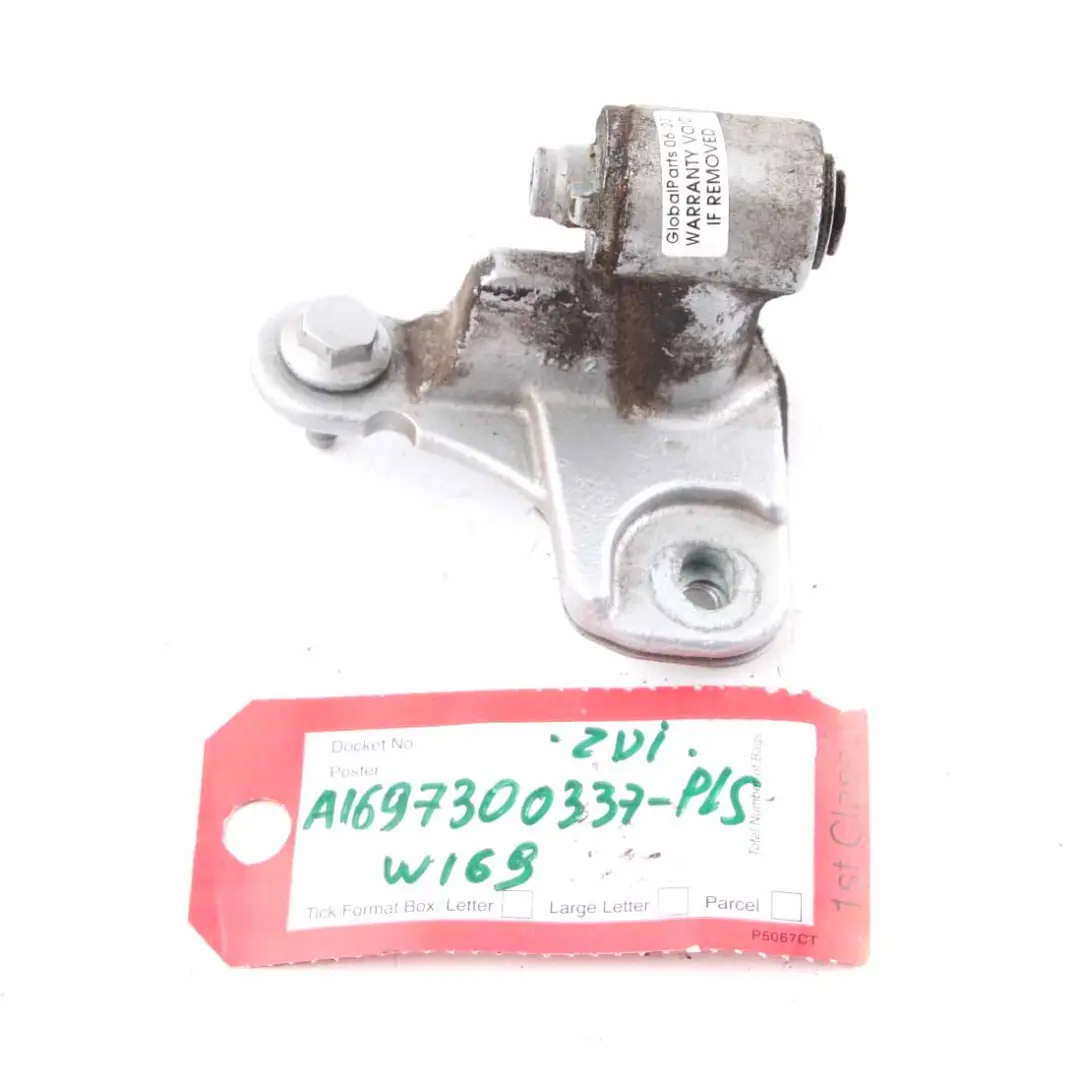 Door Hinge Mercedes W169 W245 Rear Left N/S Bottom Polar Silver 761 to with Part number A1697300337 Door Hinge Mercedes W169 W245 Rear Left N/S Bottom Polar Silver 761 - SKU A1697300337-PLS - Part number A1697300337