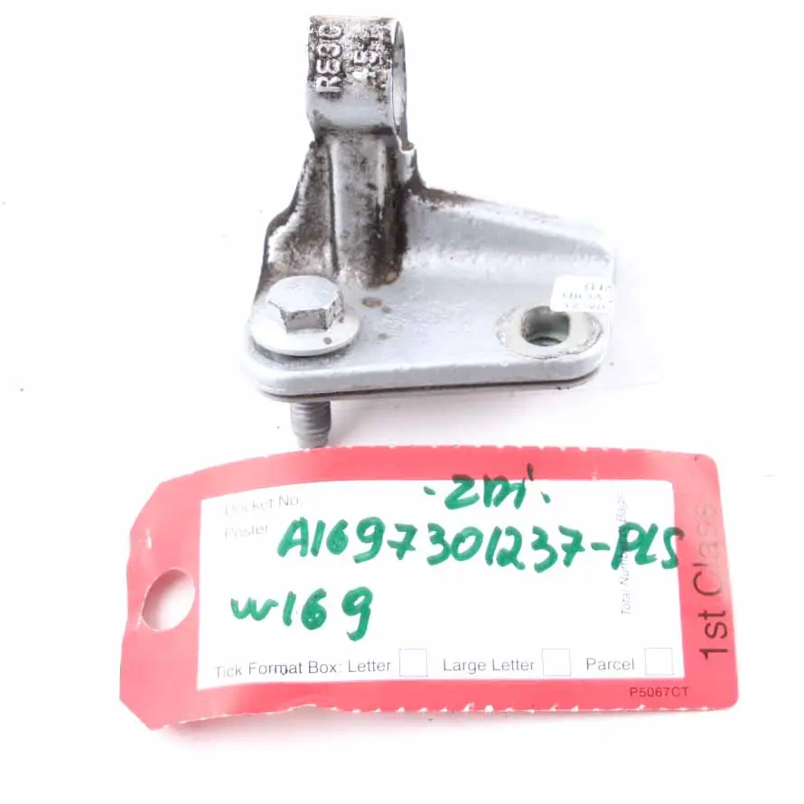  Door Hinge Mercedes W169 W245 Rear Right O/S Top Polar Silver 761 - SKU A1697301237-PLS - Part number A1697301237
