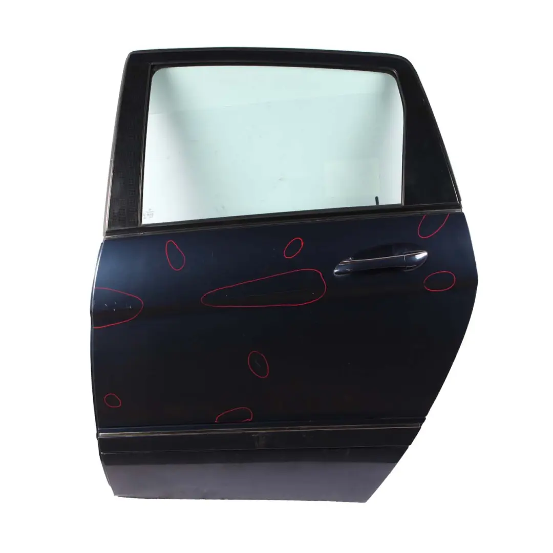 Door Rear Left N/S Atoll Blau Blue Metallic - 375 to Mercedes W245 with Part number A1697301705 Mercedes W245 Door Rear Left N/S Atoll Blau Blue Metallic - 375 - SKU A1697301705-AB - Part number A1697301705