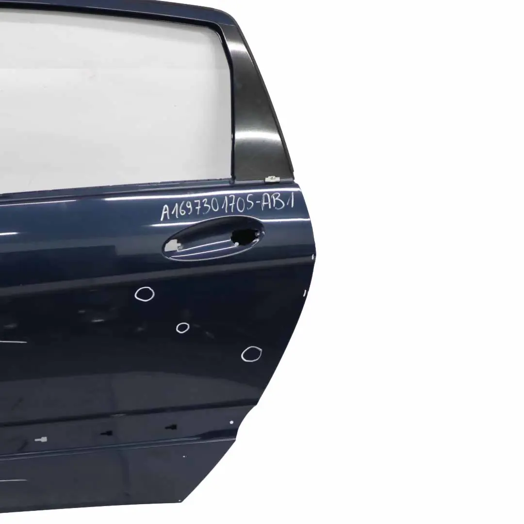 Mercedes W245 Porte Arrière Gauche Atoll Bleu Bleu Métallisé - 375 - SKU A1697301705-AB1 - Numéro de pièce A1697301705