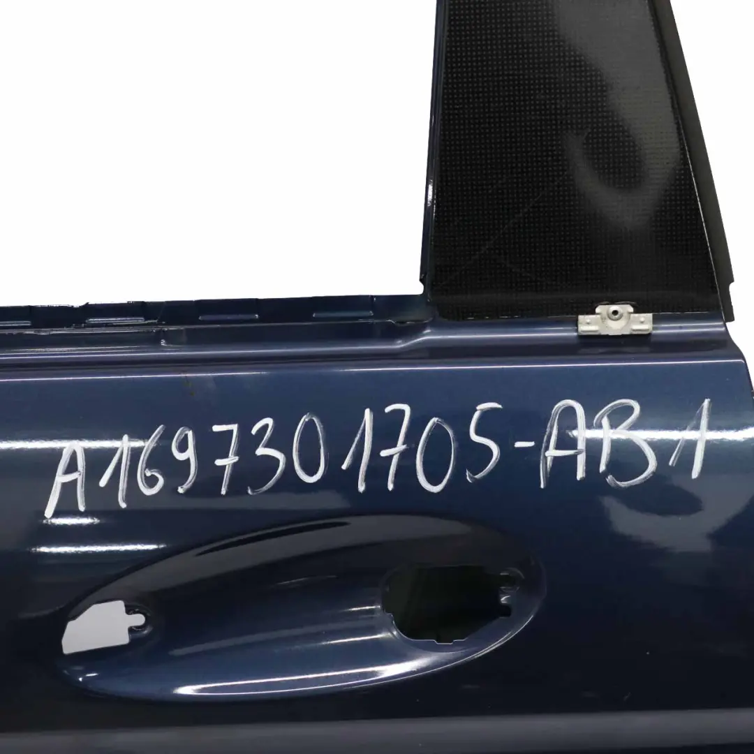Mercedes W245 Tür hinten links Atoll Blau Metallic - 375 - SKU A1697301705-AB1 - Teilenummer A1697301705