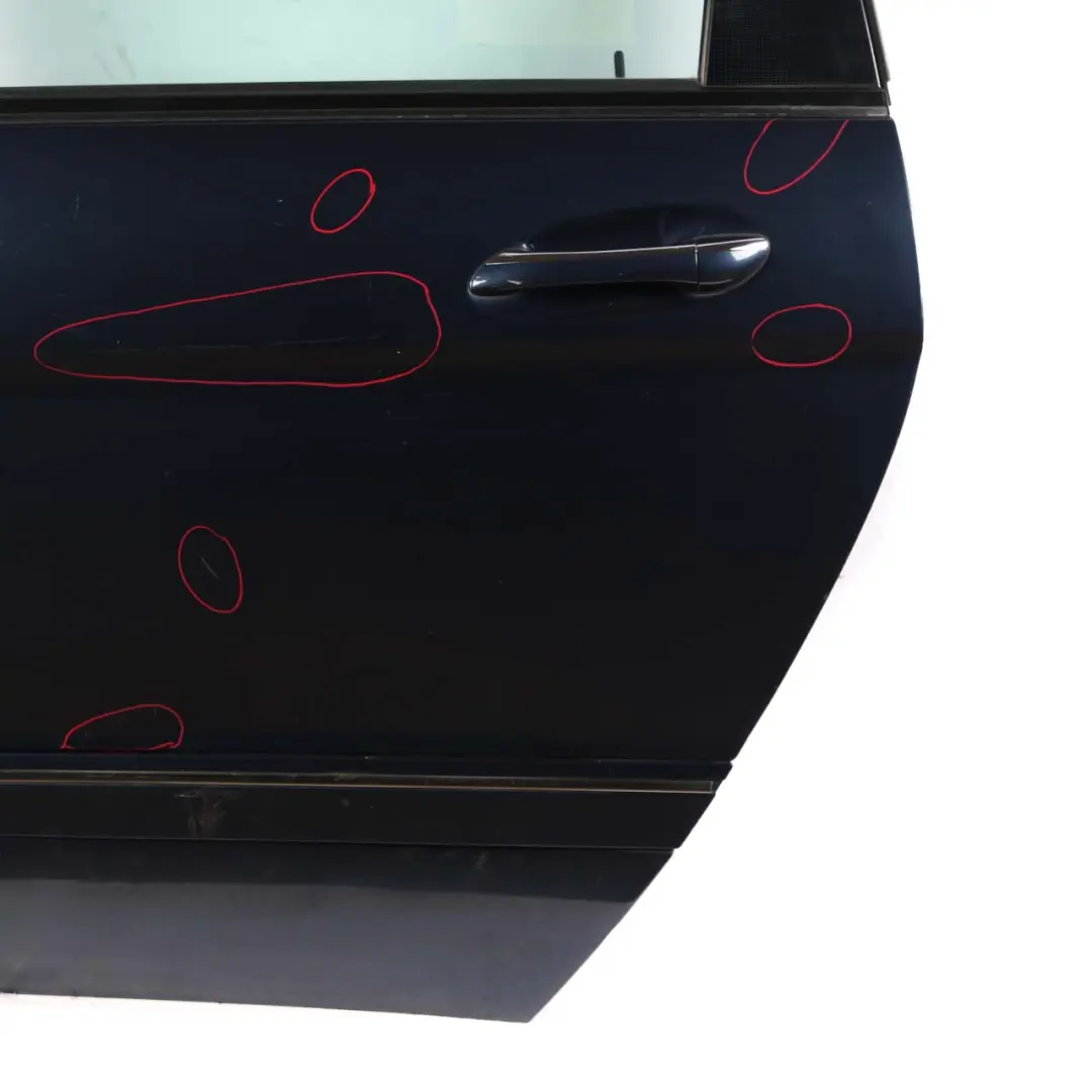 Mercedes W245 Door Rear Left N/S Atoll Blau Blue Metallic - 375 - SKU A1697301705-AB - Part number A1697301705